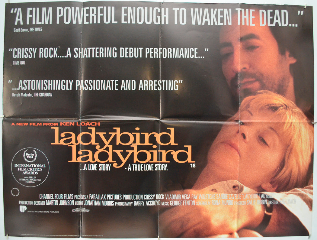 Ladybird Ladybird Original Quad Poster - Film Poster - Movie Poster