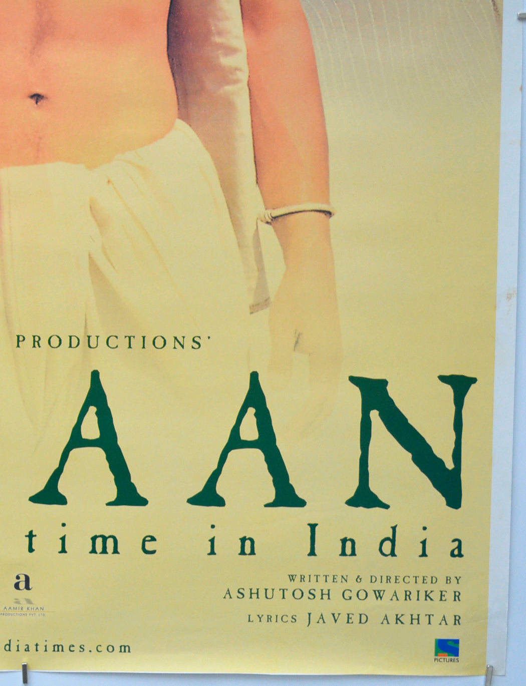 LAGAAN - ONCE UPON A TIME IN INDIA (Bottom Right) Cinema One Sheet Movie Poster 