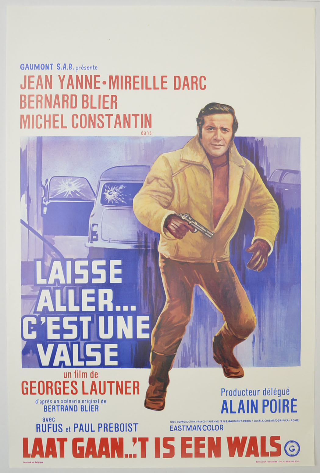 Laisse aller... c'est une valse (a.k.a. Troubleshooters) Original Belgian Poster - Film Poster - Movie Poster