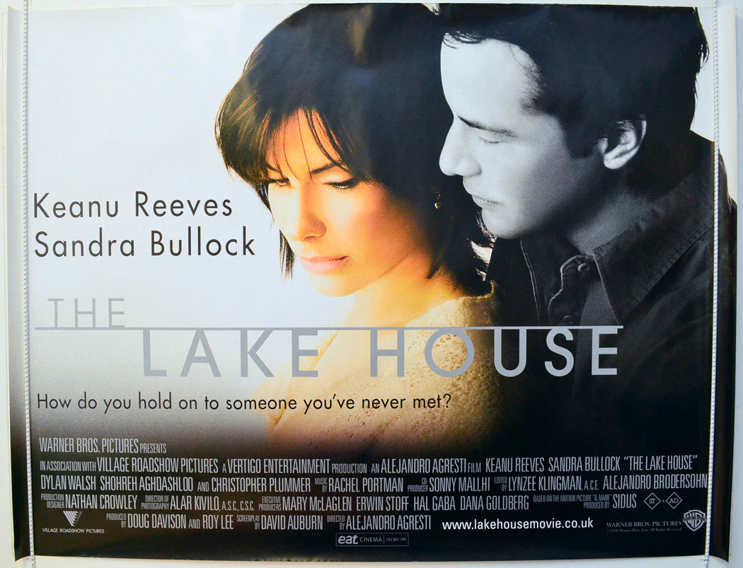 The Lake House Original British Quad Poster - Film Poster - Movie Poster 