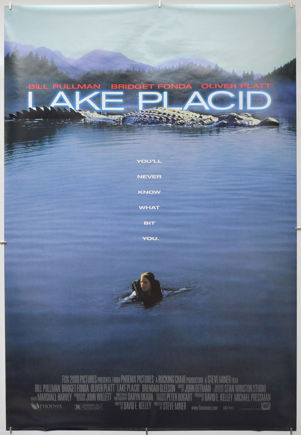 Lake Placid Original One Sheet Poster - Film Poster - Movie Poster