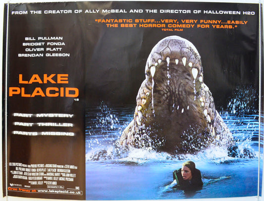 Lake Placid Original British Quad Poster - Film Poster - Movie Poster 