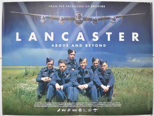 Lancaster Above and Beyond Original Quad Poster - Film Poster - Movie Poster