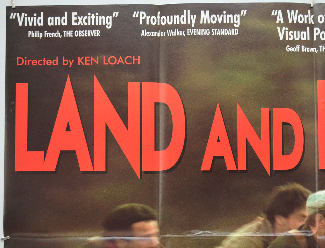 LAND AND FREEDOM (Top Left) Cinema Quad Movie Poster 