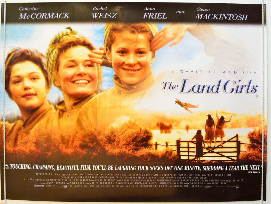 The Land Girls  Original British Quad Poster - Film Poster - Movie Poster