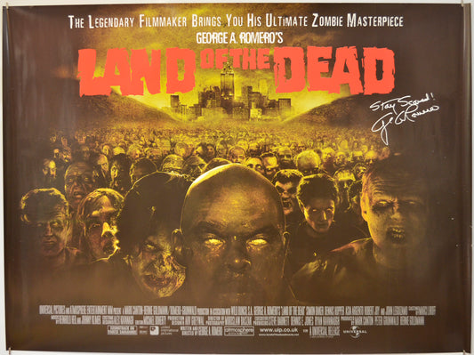 Land Of The Dead Original Quad Poster - Film Poster - Movie Poster  