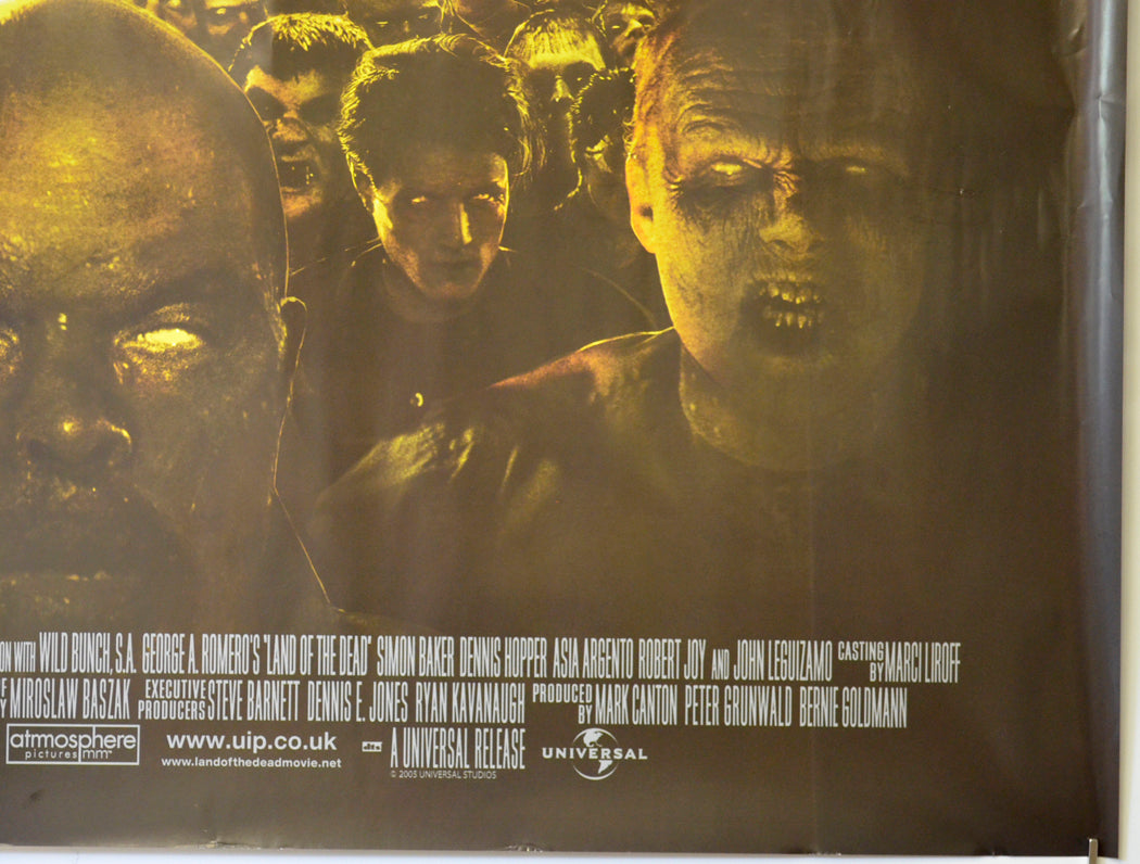 LAND OF THE DEAD (Bottom Right) Cinema Quad Movie Poster 