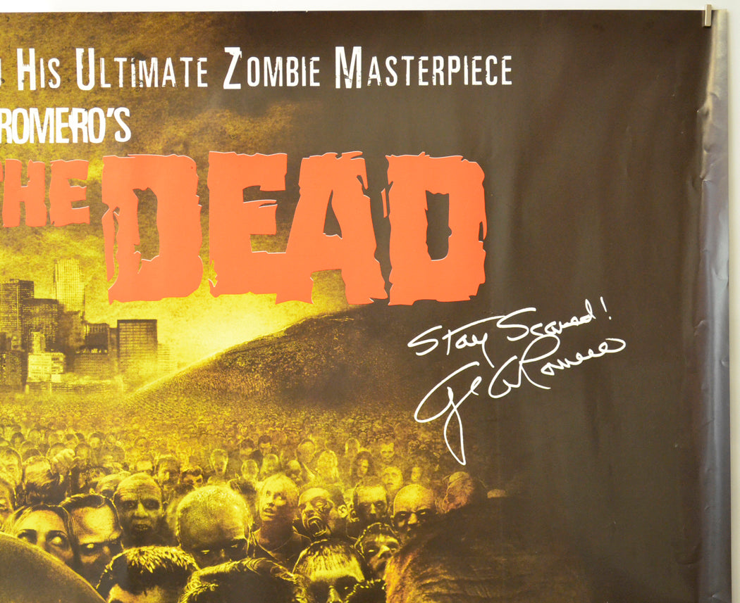 LAND OF THE DEAD (Top Right) Cinema Quad Movie Poster 