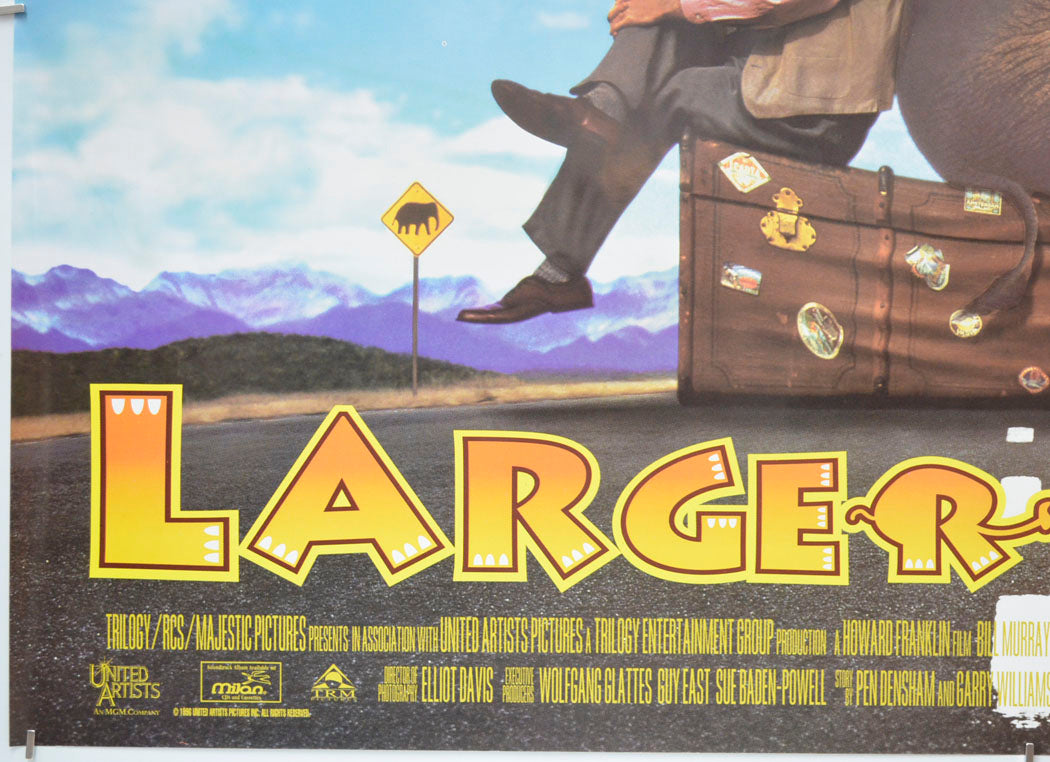 LARGER THAN LIFE (Bottom Left) Cinema Quad Movie Poster 