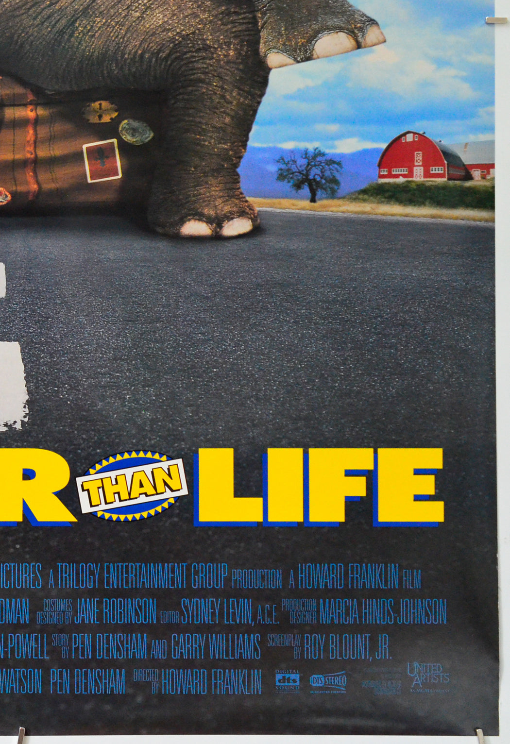 Larger Than Life (Bottom Right) Cinema One Sheet Movie Poster 
