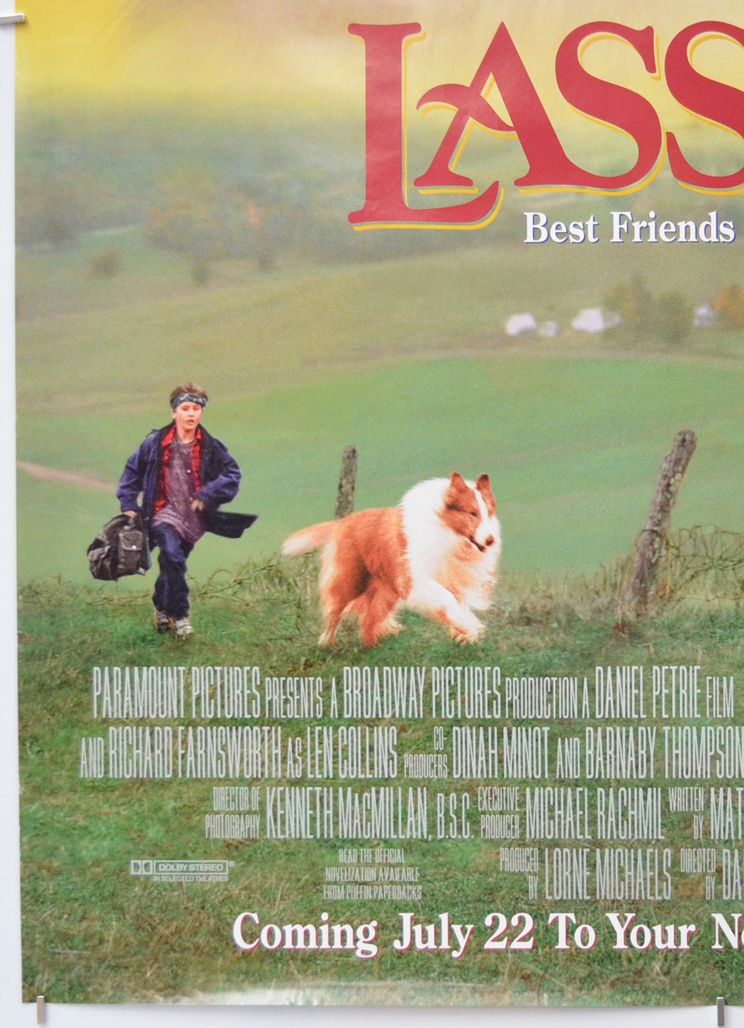 LASSIE (Bottom Left) Cinema One Sheet Movie Poster 