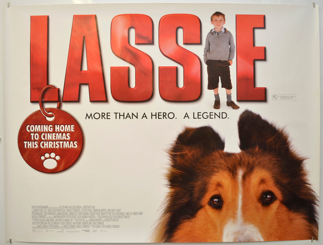 Lassie Original Quad Poster - Film Poster - Movie Poster