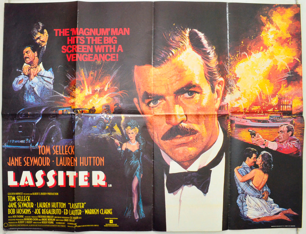 Lassiter Original British Quad Poster - Film Poster - Movie Poster 