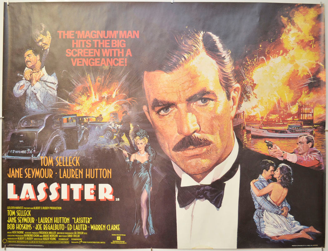 Lassiter Original Quad Poster - Film Poster - Movie Poster