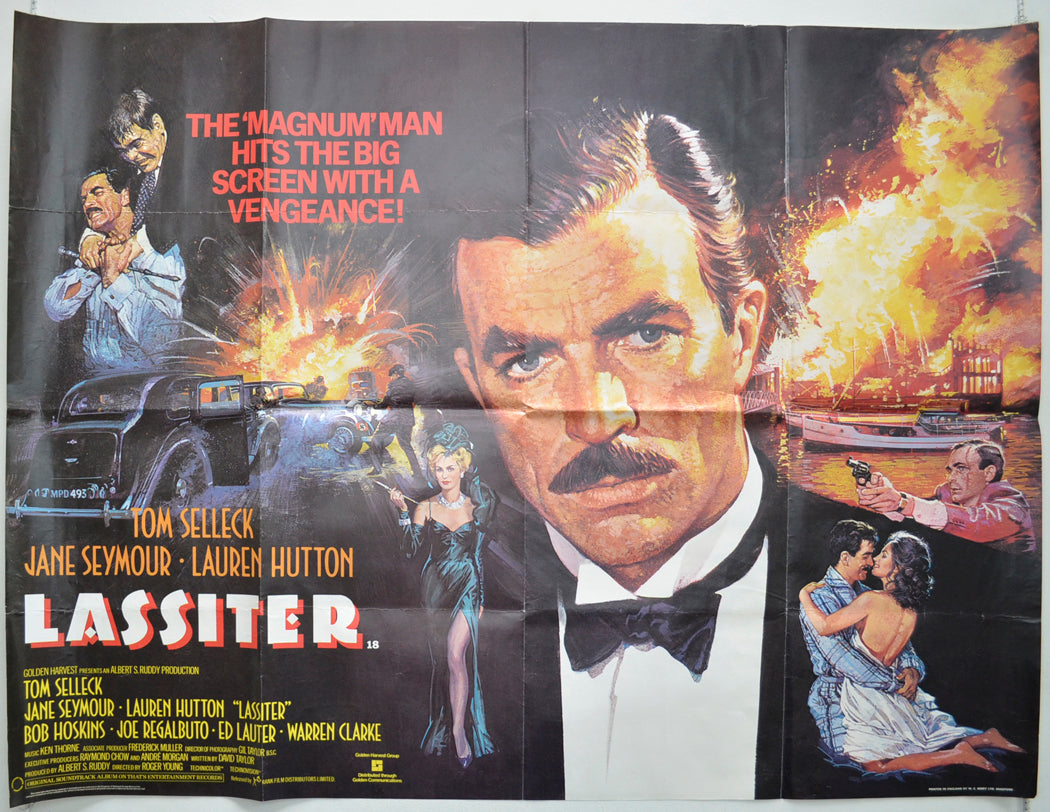 Lassiter Original Quad Poster - Film Poster - Movie Poster  