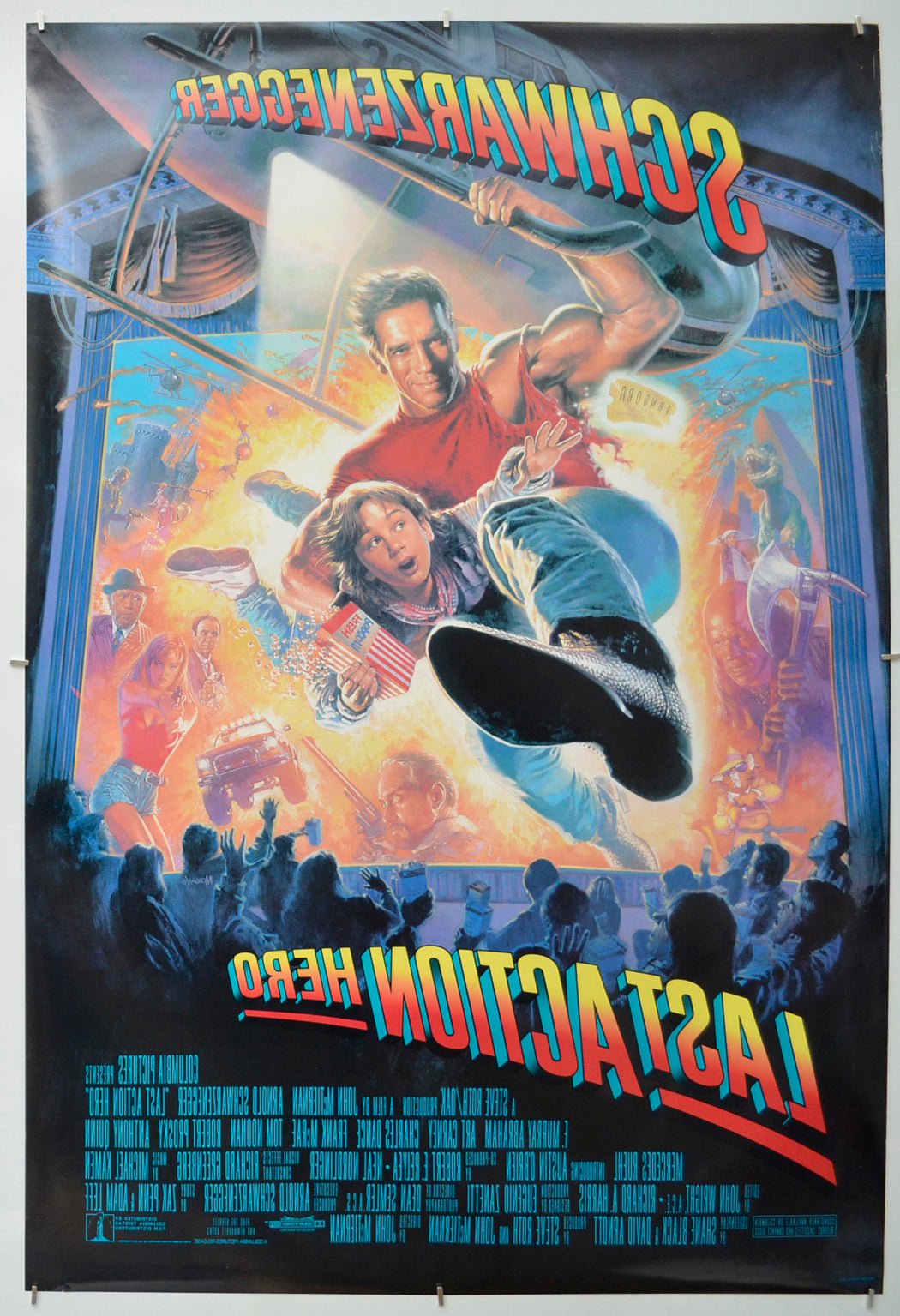 LAST ACTION HERO (Back) Cinema One Sheet Movie Poster 