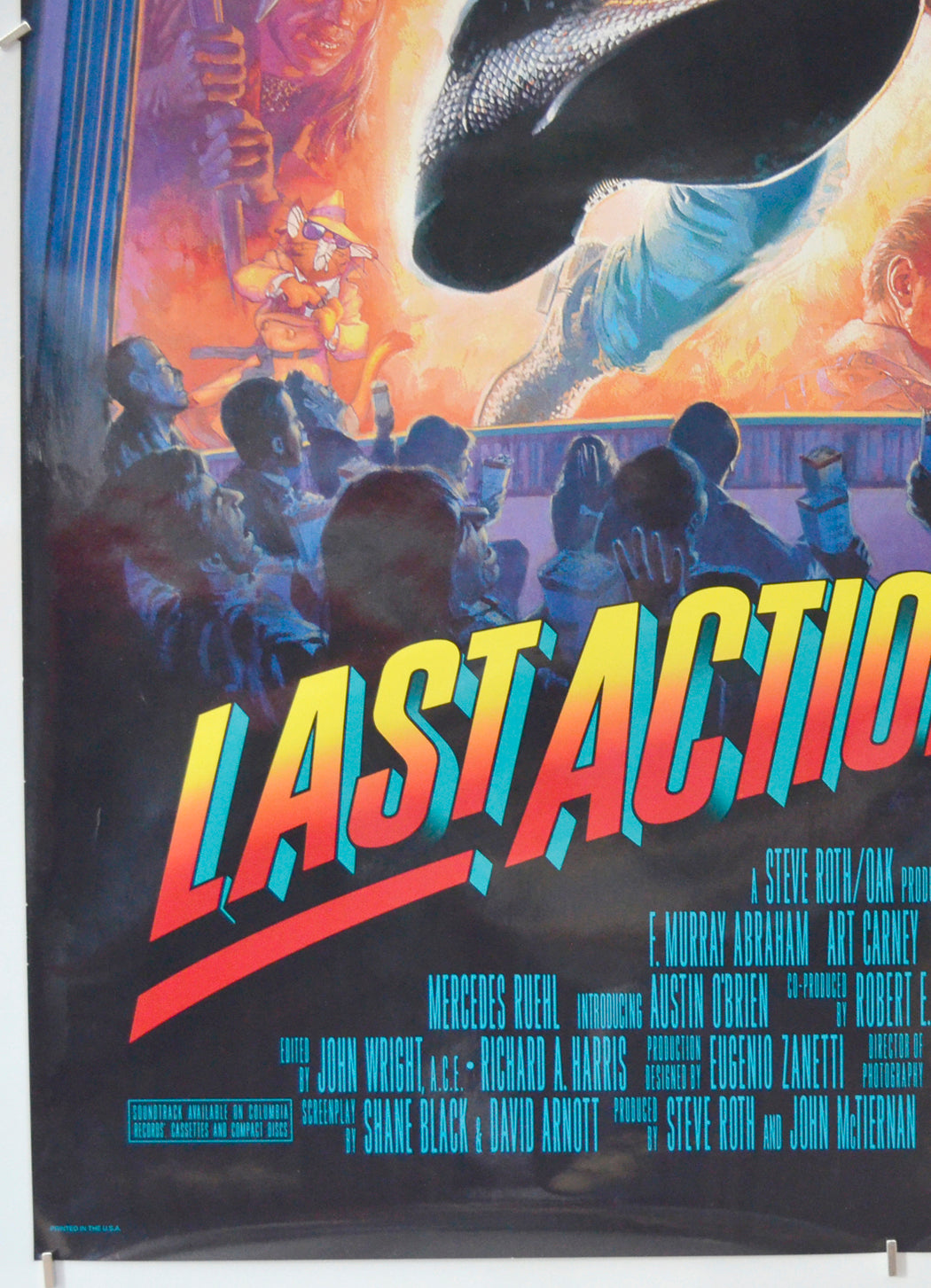 LAST ACTION HERO (Bottom Left) Cinema One Sheet Movie Poster 