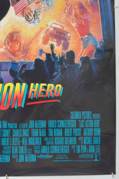 LAST ACTION HERO (Bottom Right) Cinema One Sheet Movie Poster 