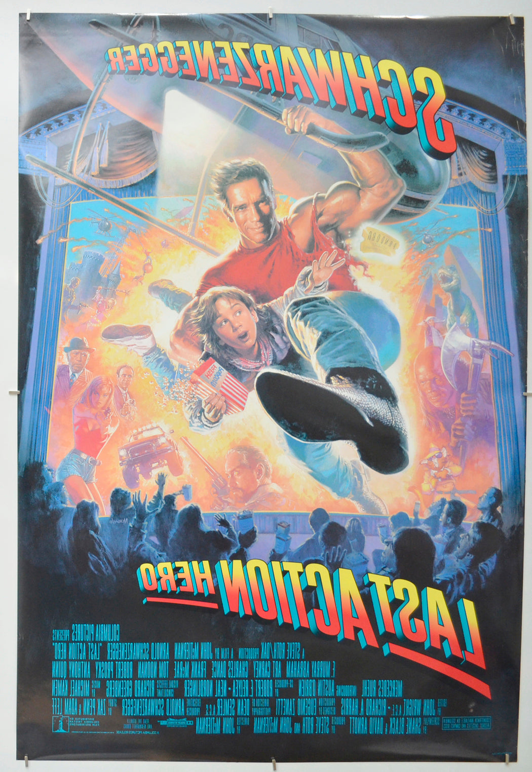 LAST ACTION HERO (Back) Cinema One Sheet Movie Poster 