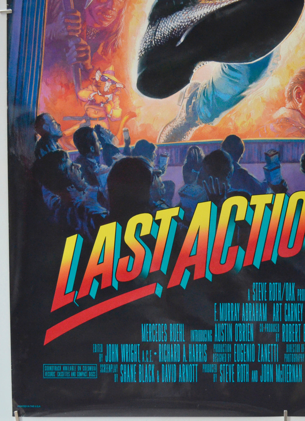 LAST ACTION HERO (Bottom Left) Cinema One Sheet Movie Poster 