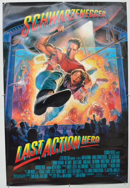 Last Action Hero Original One Sheet Poster - Film Poster - Movie Poster