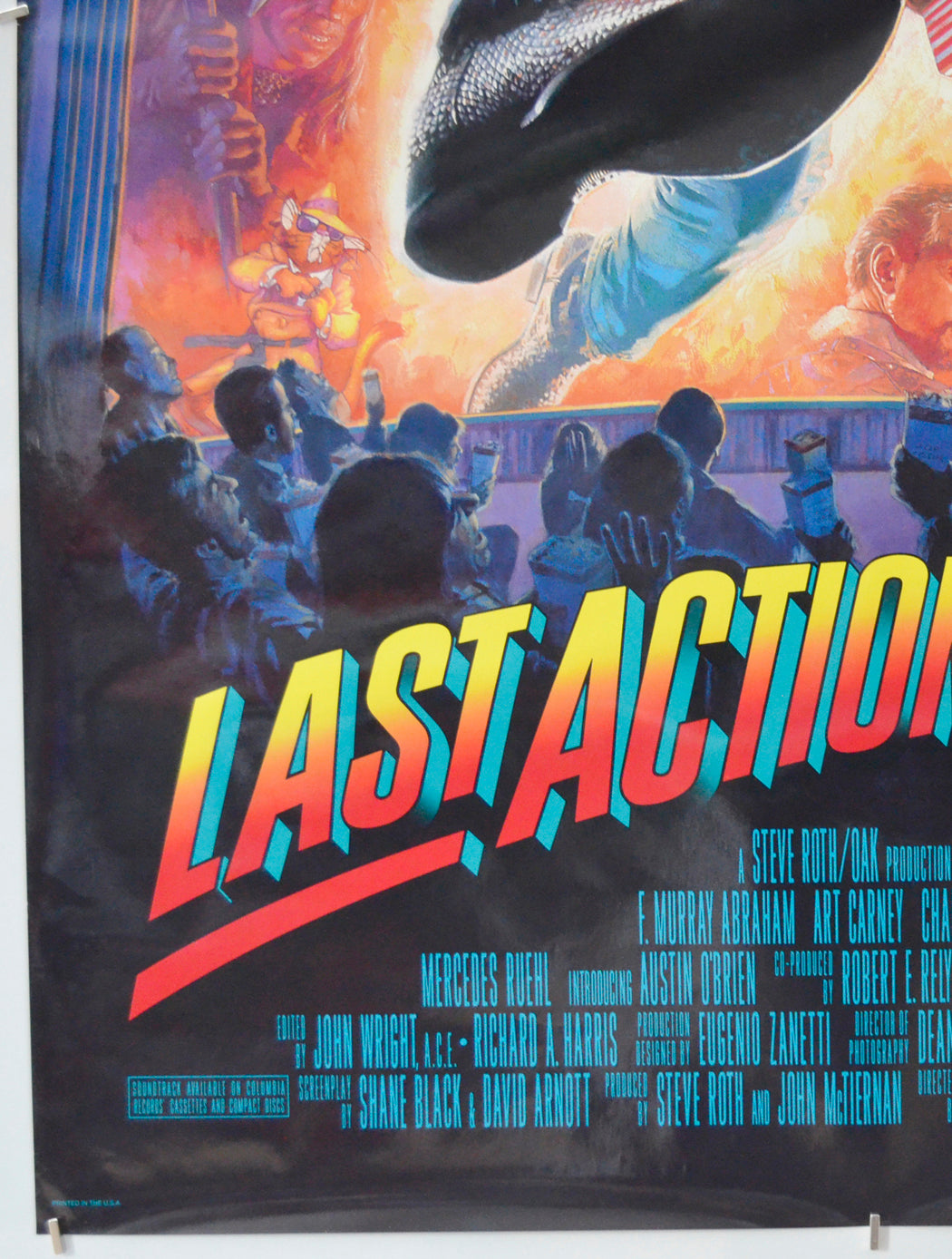 LAST ACTION HERO (Bottom Left) Cinema One Sheet Movie Poster 