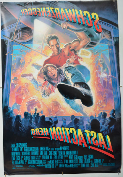 LAST ACTION HERO (Back) Cinema One Sheet Movie Poster 