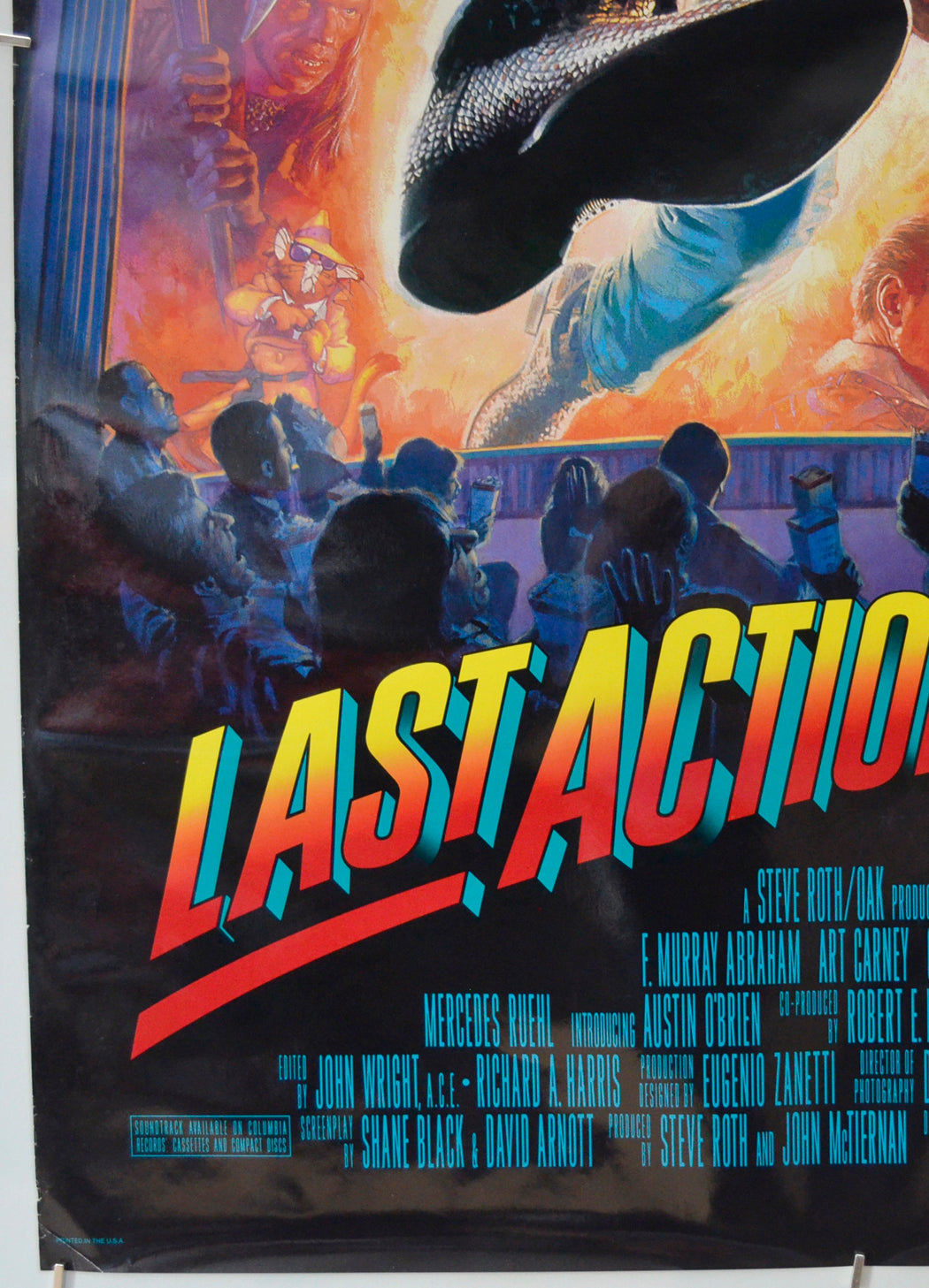 LAST ACTION HERO (Bottom Left) Cinema One Sheet Movie Poster 