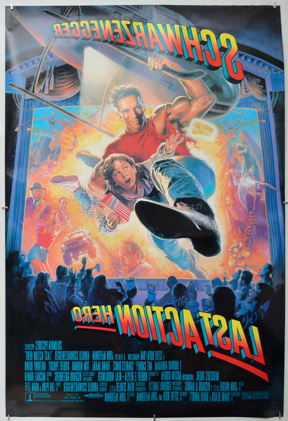 LAST ACTION HERO (Back) Cinema One Sheet Movie Poster 