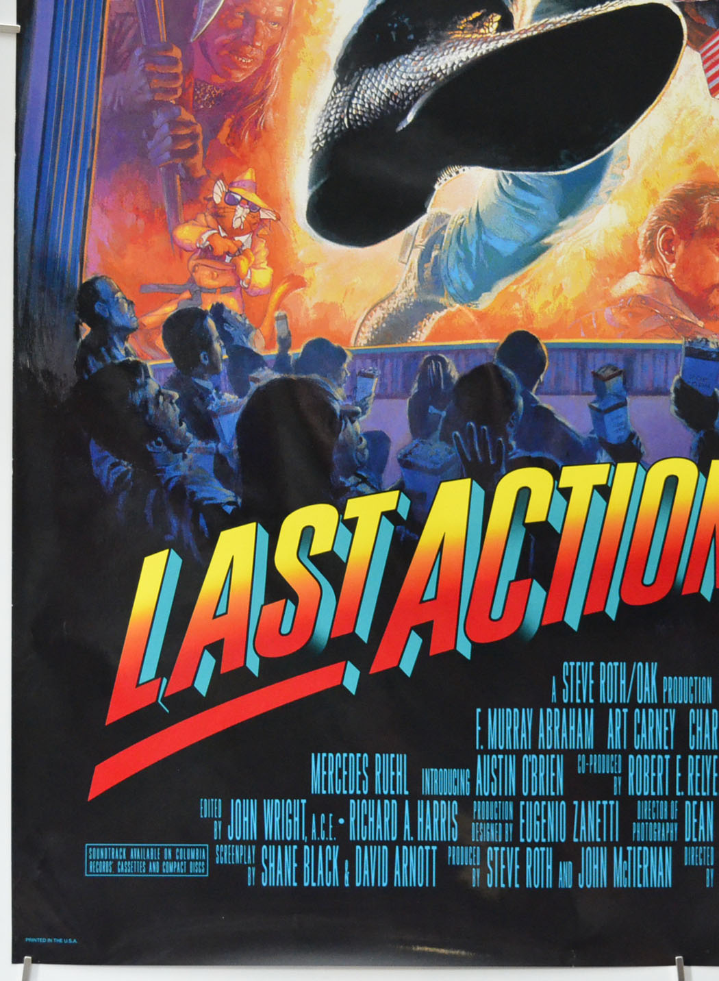 LAST ACTION HERO (Bottom Left) Cinema One Sheet Movie Poster 