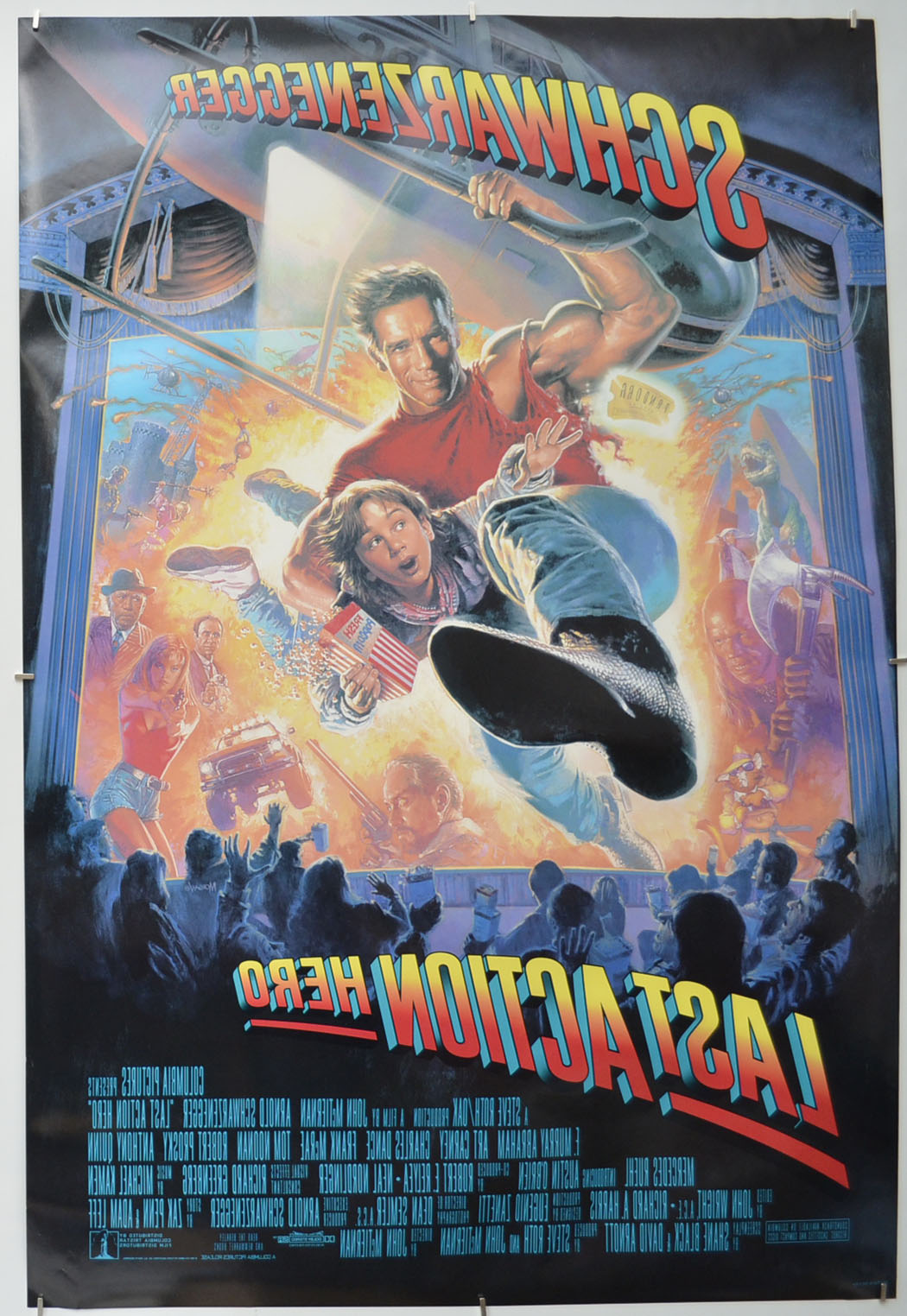 LAST ACTION HERO (Back) Cinema One Sheet Movie Poster 