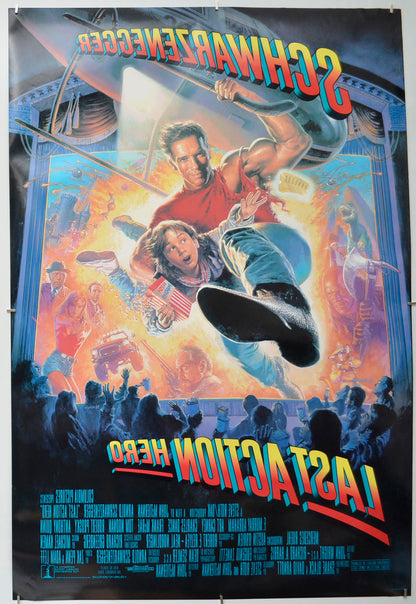 LAST ACTION HERO (Back) Cinema One Sheet Movie Poster 