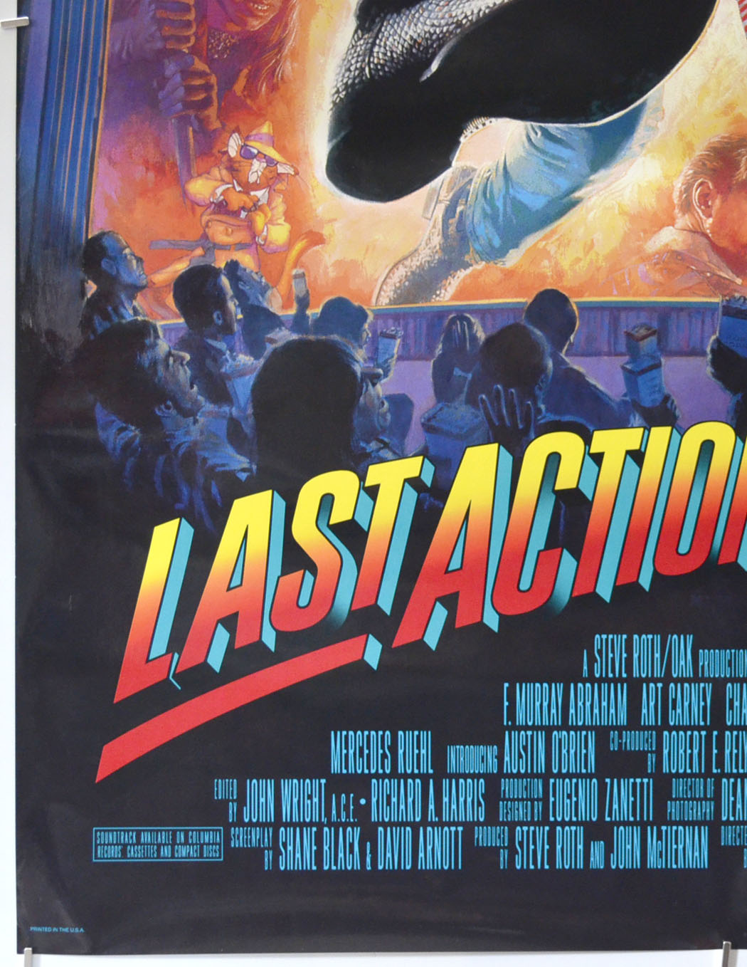 LAST ACTION HERO (Bottom Left) Cinema One Sheet Movie Poster 