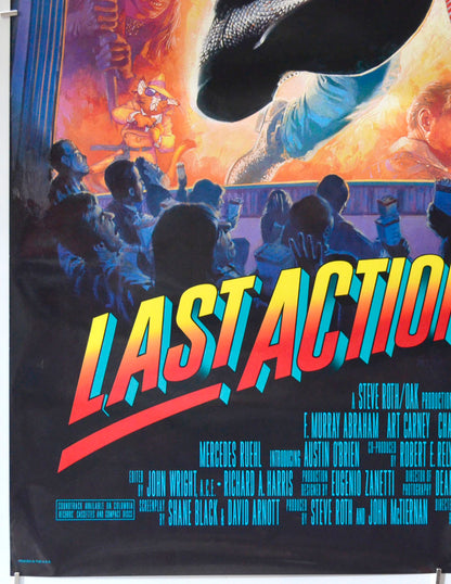 LAST ACTION HERO (Bottom Left) Cinema One Sheet Movie Poster 