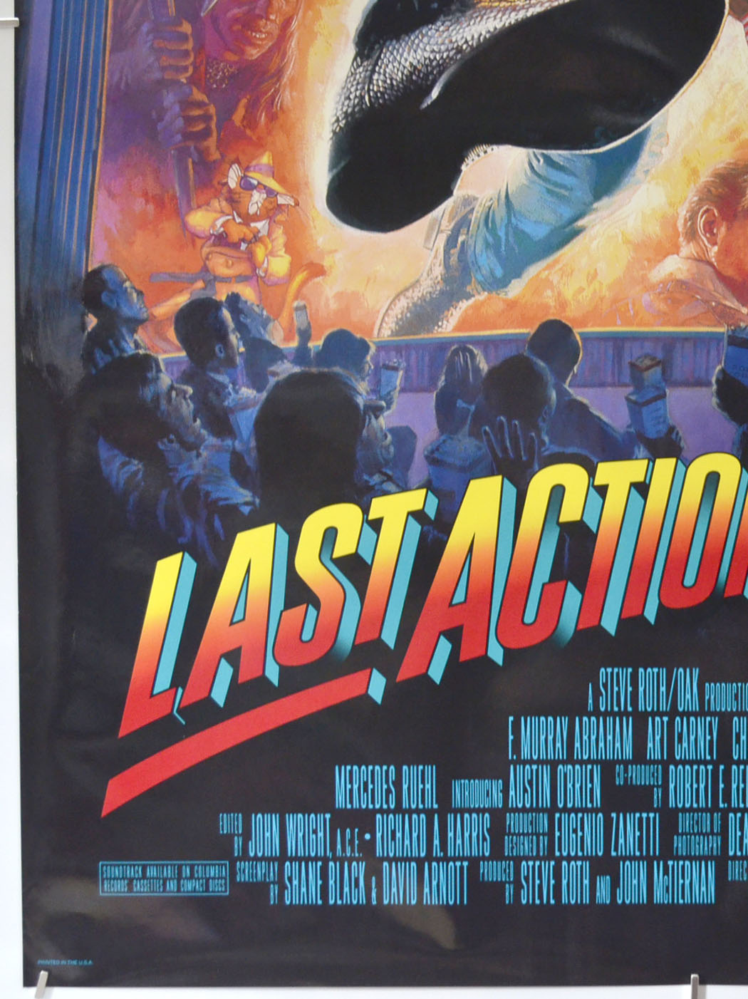 LAST ACTION HERO (Bottom Left) Cinema One Sheet Movie Poster 