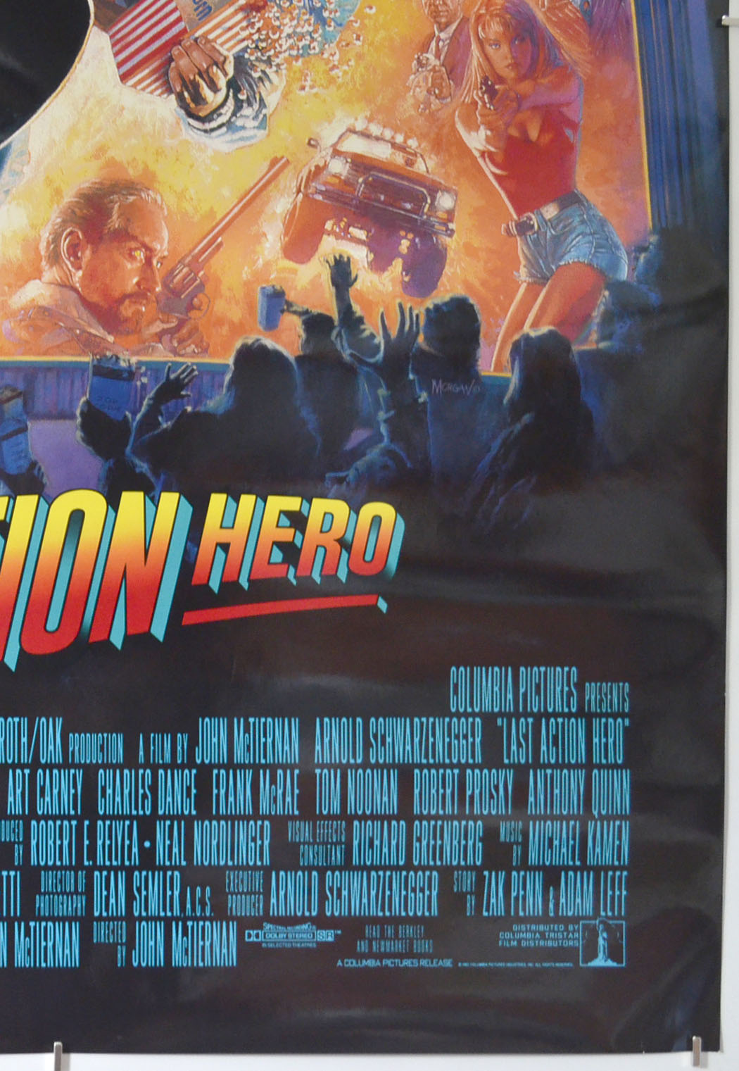 LAST ACTION HERO (Bottom Right) Cinema One Sheet Movie Poster 