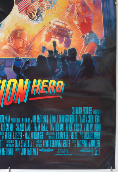 LAST ACTION HERO (Bottom Right) Cinema One Sheet Movie Poster 