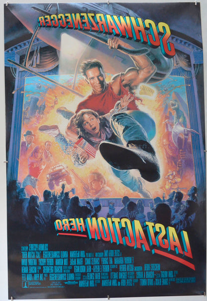 LAST ACTION HERO (Back) Cinema One Sheet Movie Poster 