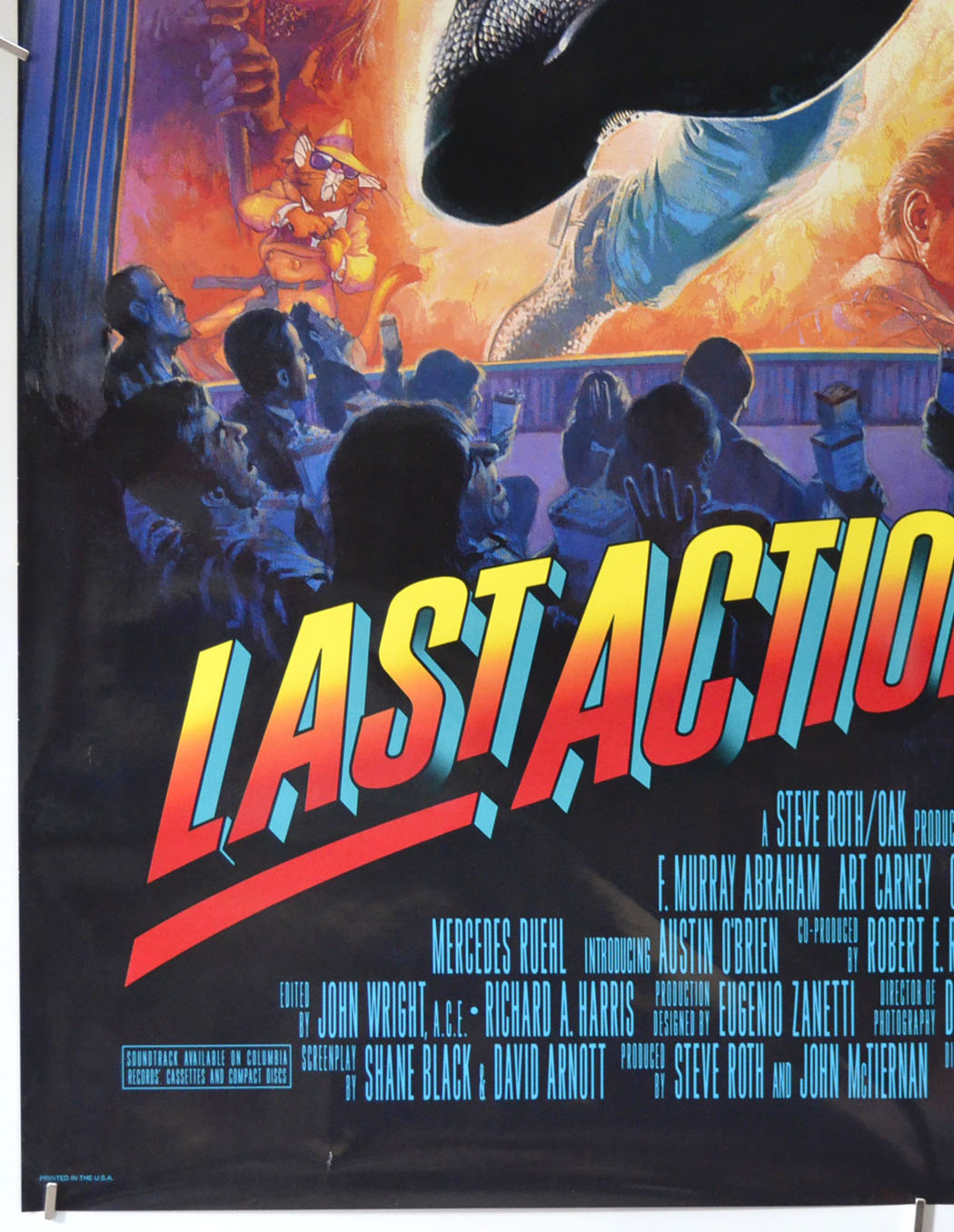 LAST ACTION HERO (Bottom Left) Cinema One Sheet Movie Poster 