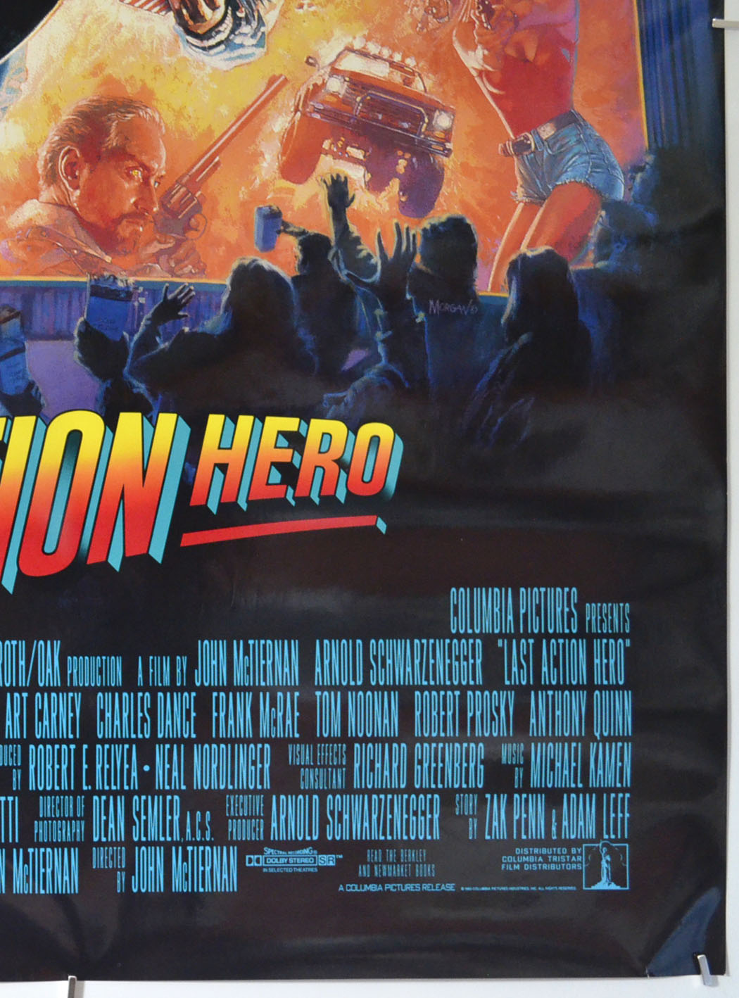 LAST ACTION HERO (Bottom Right) Cinema One Sheet Movie Poster 