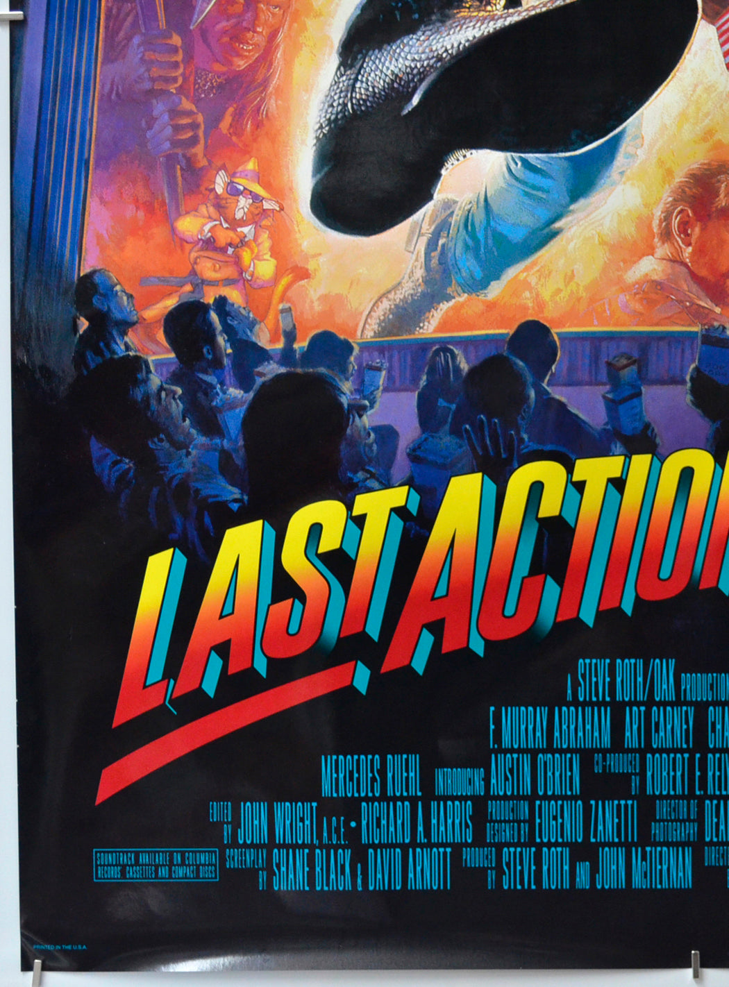 LAST ACTION HERO (Bottom Left) Cinema One Sheet Movie Poster 