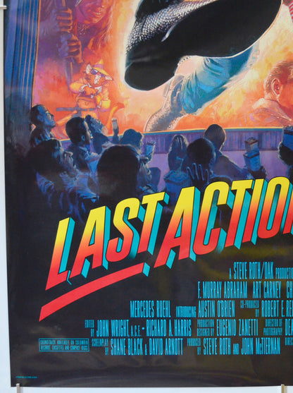 LAST ACTION HERO (Bottom Left) Cinema One Sheet Movie Poster 