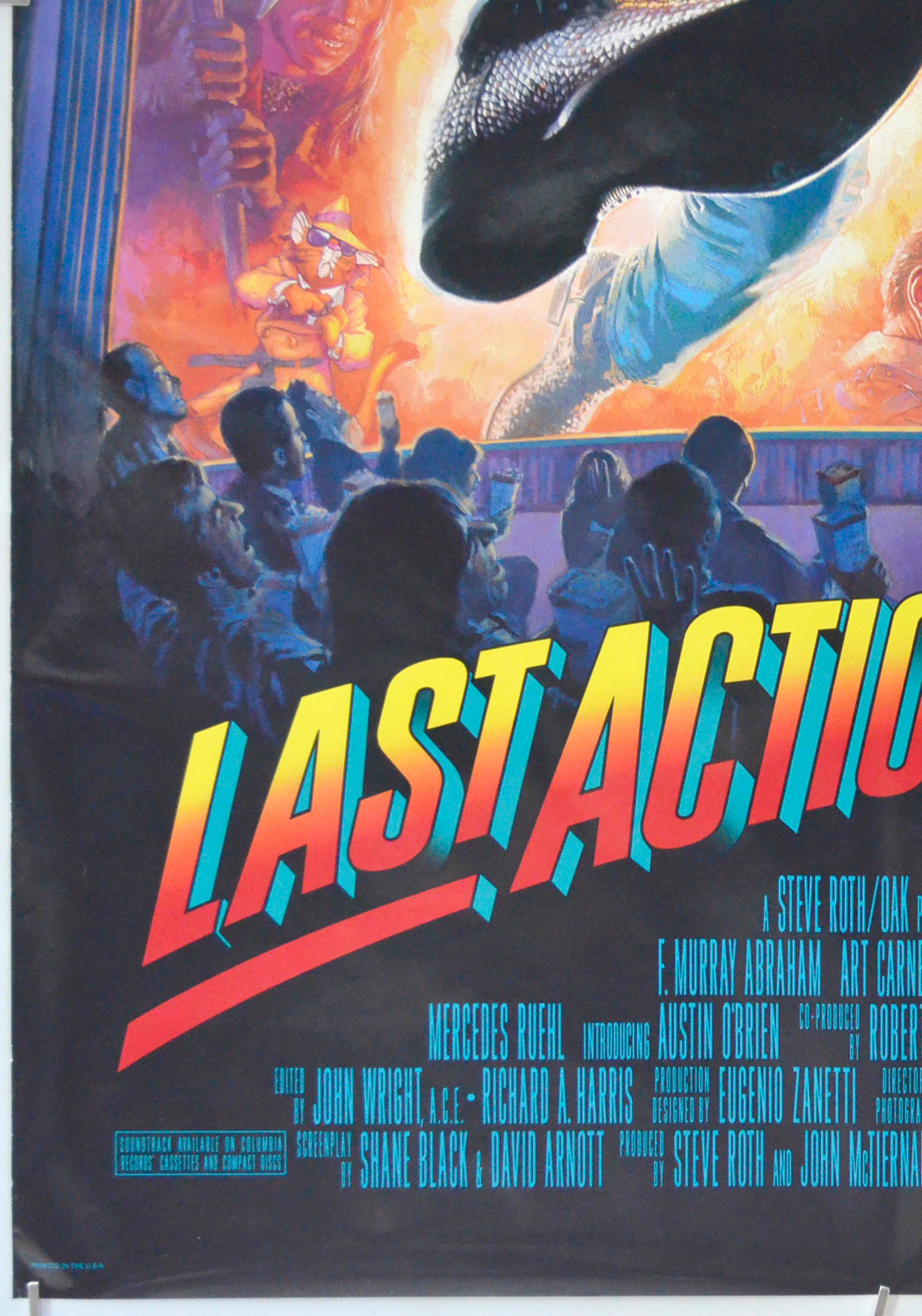 LAST ACTION HERO (Bottom Left) Cinema One Sheet Movie Poster 