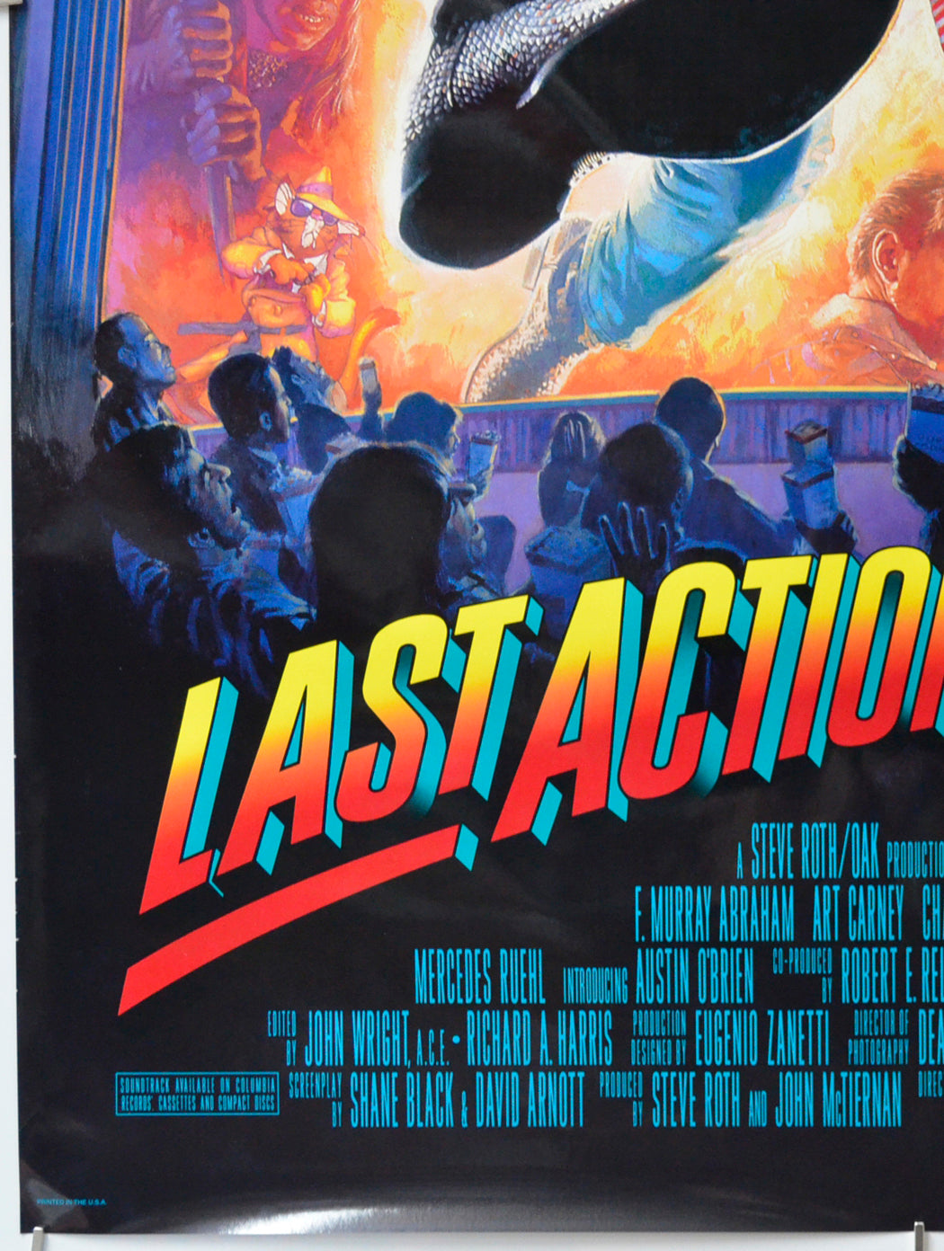 LAST ACTION HERO (Bottom Left) Cinema One Sheet Movie Poster 