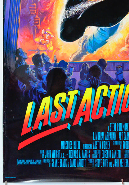 Last Action Hero (Bottom Left) Cinema One Sheet Movie Poster 