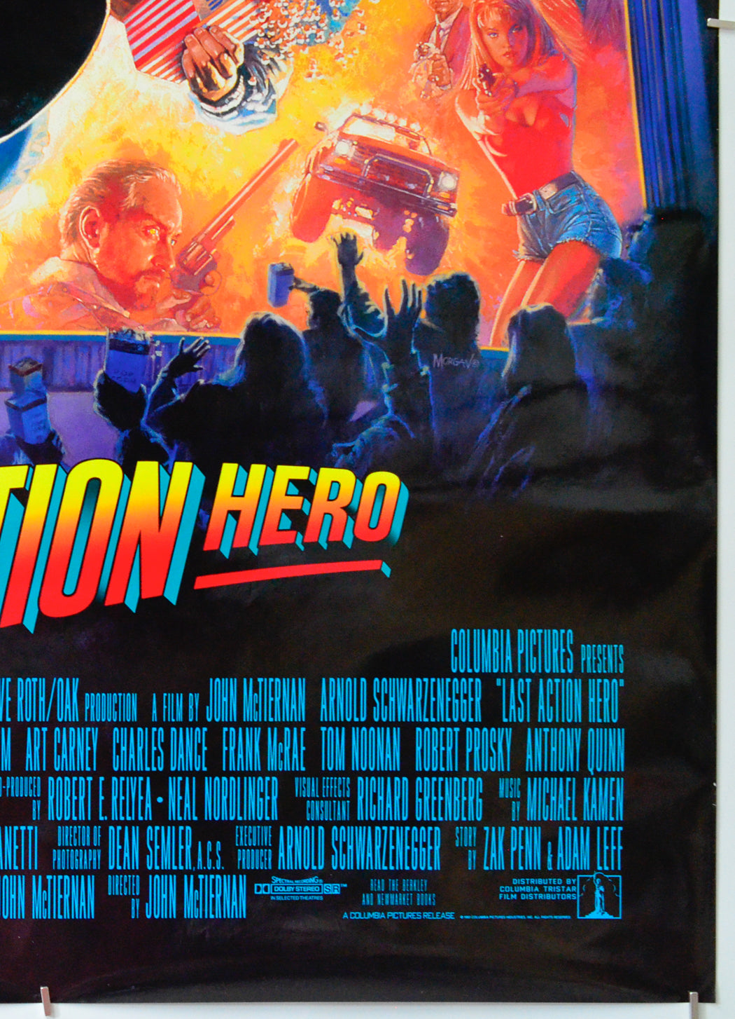 Last Action Hero (Bottom Right) Cinema One Sheet Movie Poster 