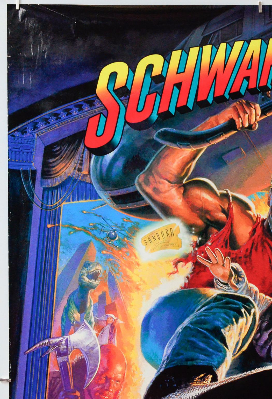 Last Action Hero (Top Left) Cinema One Sheet Movie Poster 