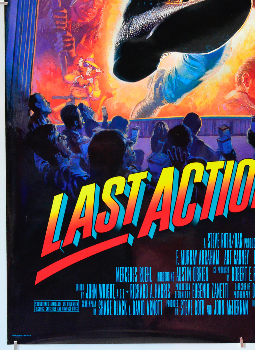 Last Action Hero (Bottom Left) Cinema One Sheet Movie Poster 