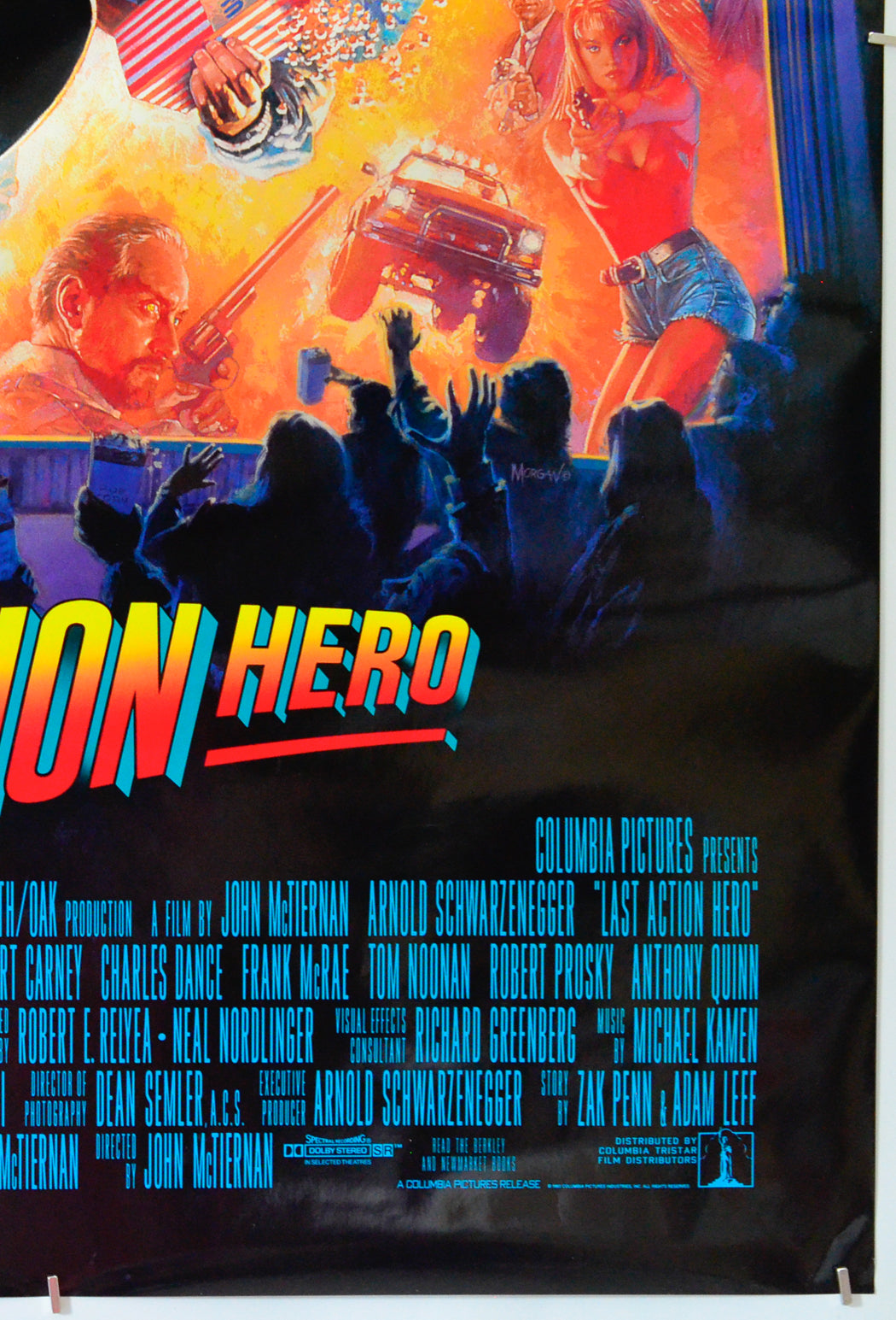 Last Action Hero (Bottom Right) Cinema One Sheet Movie Poster 