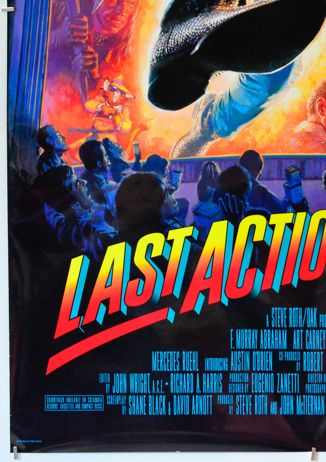 Last Action Hero (Bottom Left) Cinema One Sheet Movie Poster 